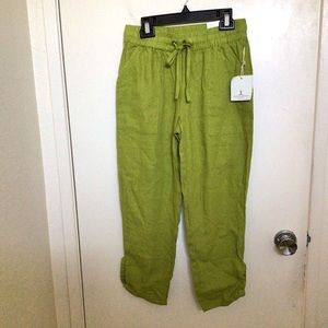 Jules & Leopold cropped linen pants